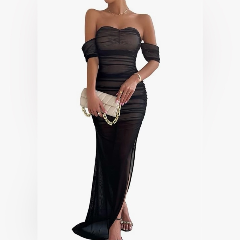 Pofash Sleeveless Midi Cocktail Dress Sz M